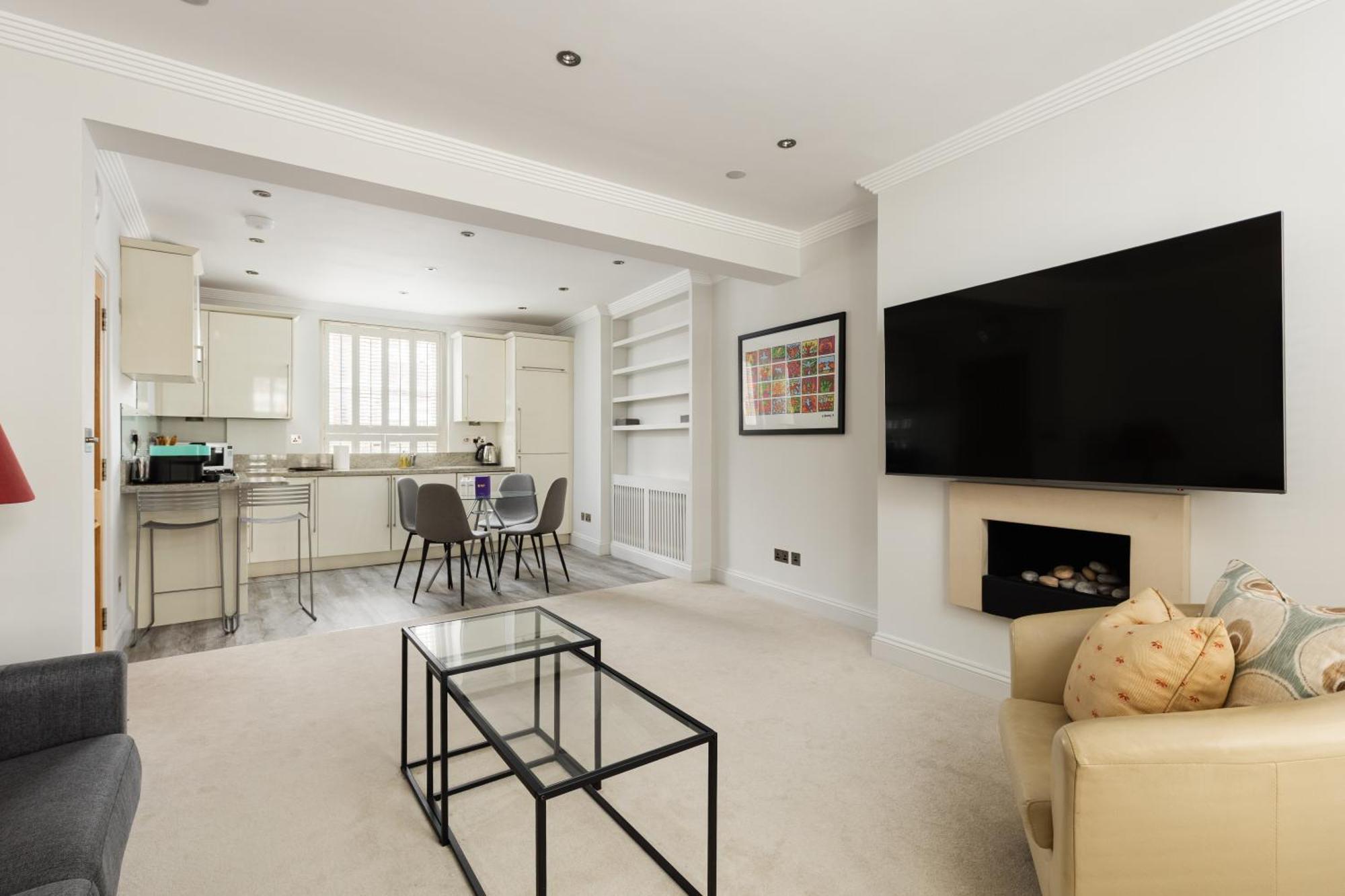 New! Elegant Chelsea 1br Flat, Zone 1, 9min Totube Londres