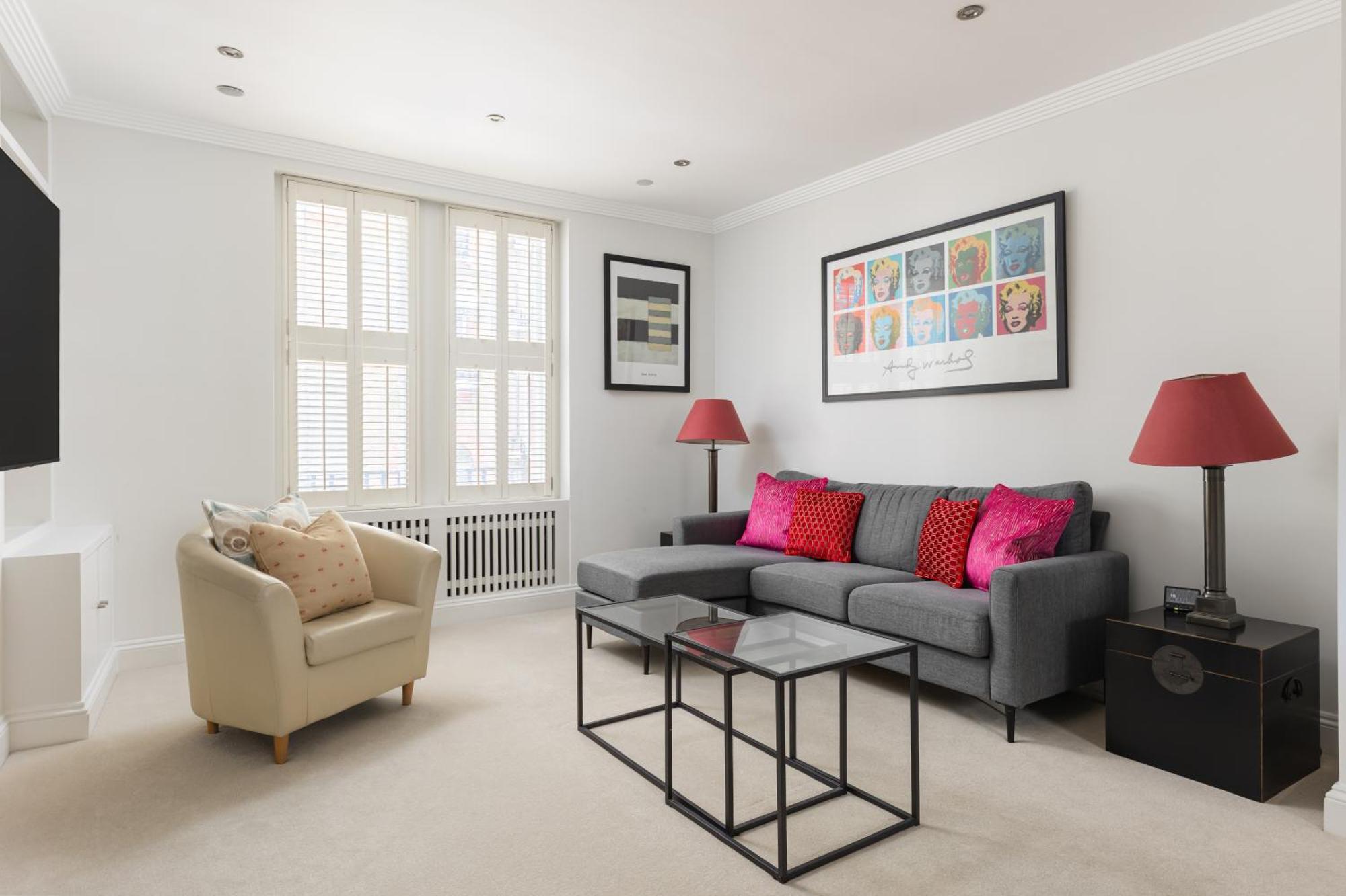 New! Elegant Chelsea 1br Flat, Zone 1, 9min Totube Londres